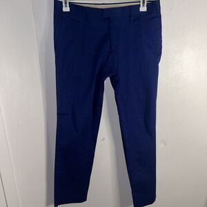 SISLEY Mens Blue Smart Trouser With Zipper and Pockets SZ48Waist